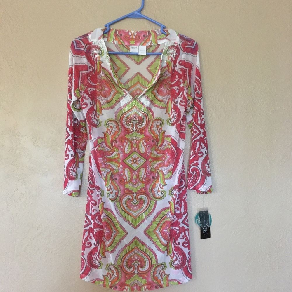 Inc Beach Blingy Cover up | Size S | NWT